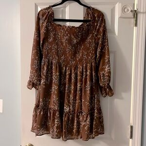 Promesa floral peasant, dress size large